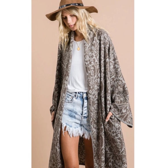 INDIE CHIC Multi knit color cardigan jacket - Picture 8 of 8